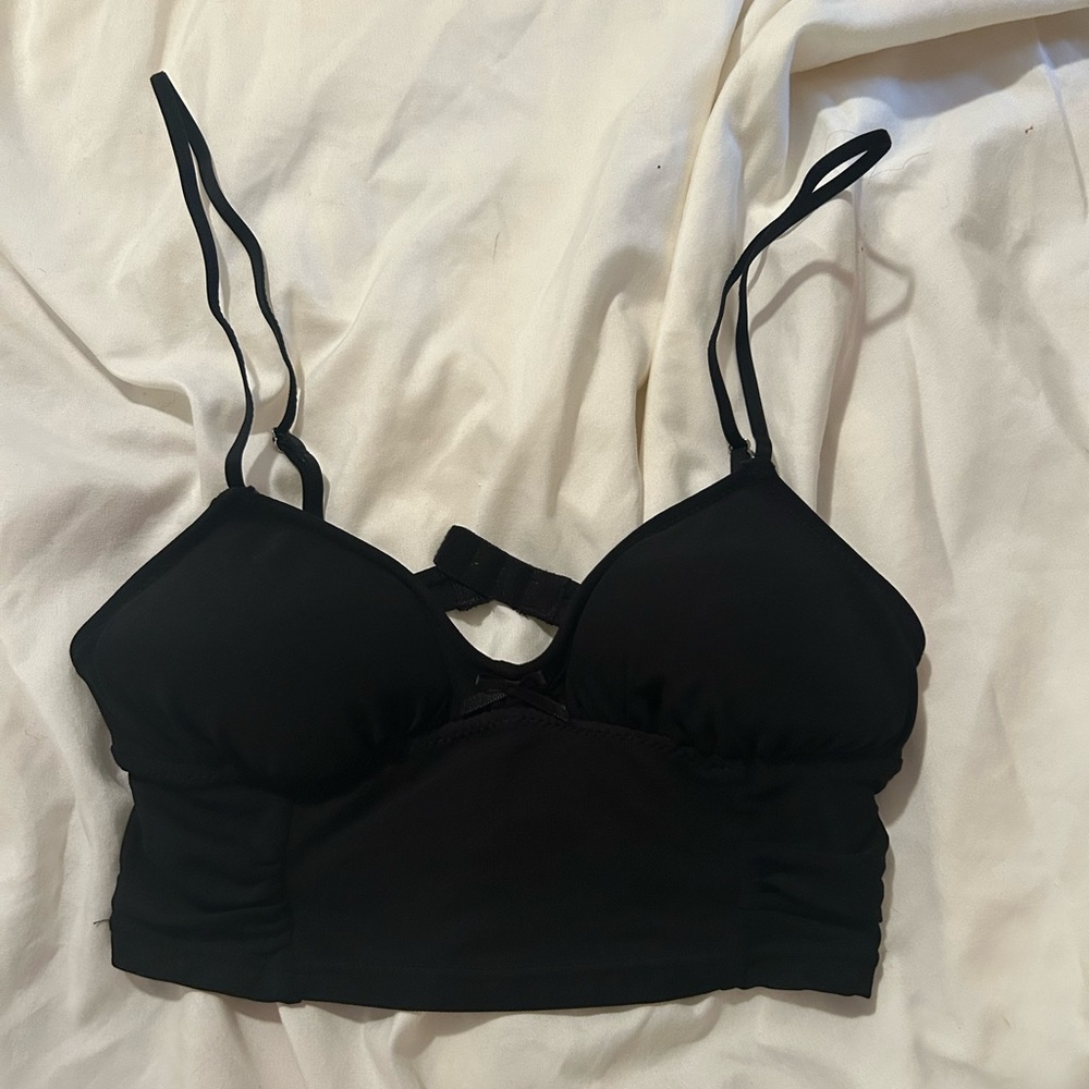 Mesh Cropped Lingerie Cami